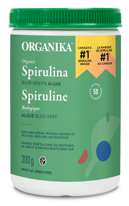 加拿大有機 100% 螺旋藻粉 Organika Spirulina Powder (300g)