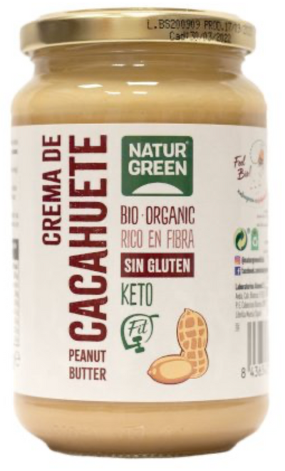 西班牙有機花生醬 NaturGreen Organic Peanut Butter (330g)
