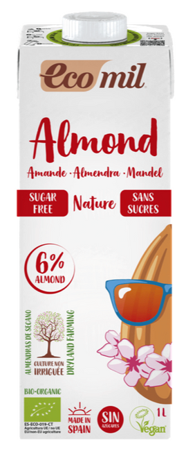 西班牙有機杏仁奶 Ecomil Organic Almond Milk (1L)