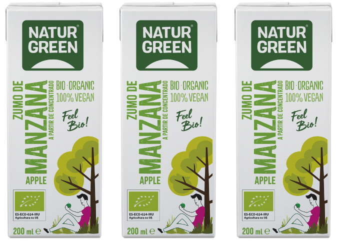 西班牙有機蘋果汁3包裝 NaturGreen Organic Apple Juice (200ml) x 3