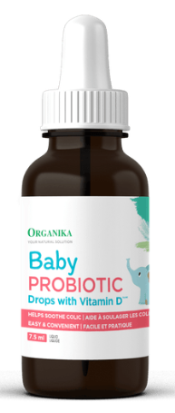 加拿大嬰幼兒益生菌維他命D液 Organika Baby Probiotic with Vitamin D Drop (7.5ml)