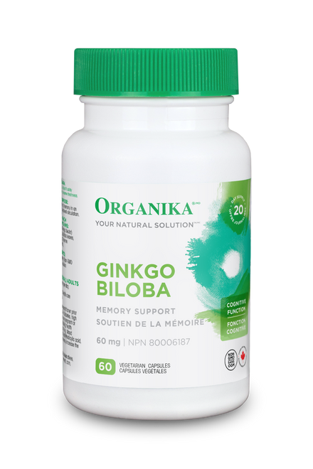 加拿大銀杏葉提取物 Organika Ginkgo Biloba Extract (60 capsules)