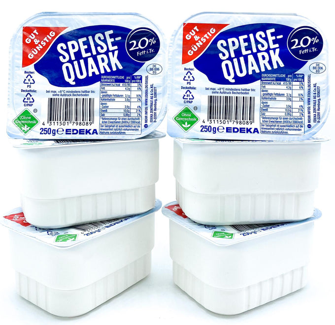 6 杯布緯鮮芝士 Six Cups Edeka Fresh Quark (250g)   (Best before 15/05/2024)