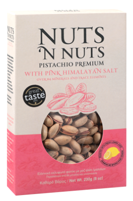 希臘檸檬香岩鹽烤開心果 Nuts ‘N Nuts Roasted Pistachio with Pink Himalayan Salt and Lemon (230g)