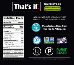 無花果益生菌棒 That's It Fig Probiotic Fruit Bar (35g)