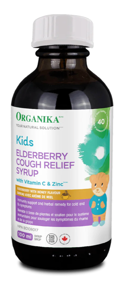 接骨木兒童咳嗽舒緩液  Organika Kids Elderberry Cough Relief Syrup (100ml)