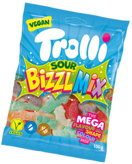 德國 Trolli 素食酸味熊仔軟糖 Bizzl Mix Sour Vegan Gummies (200g)