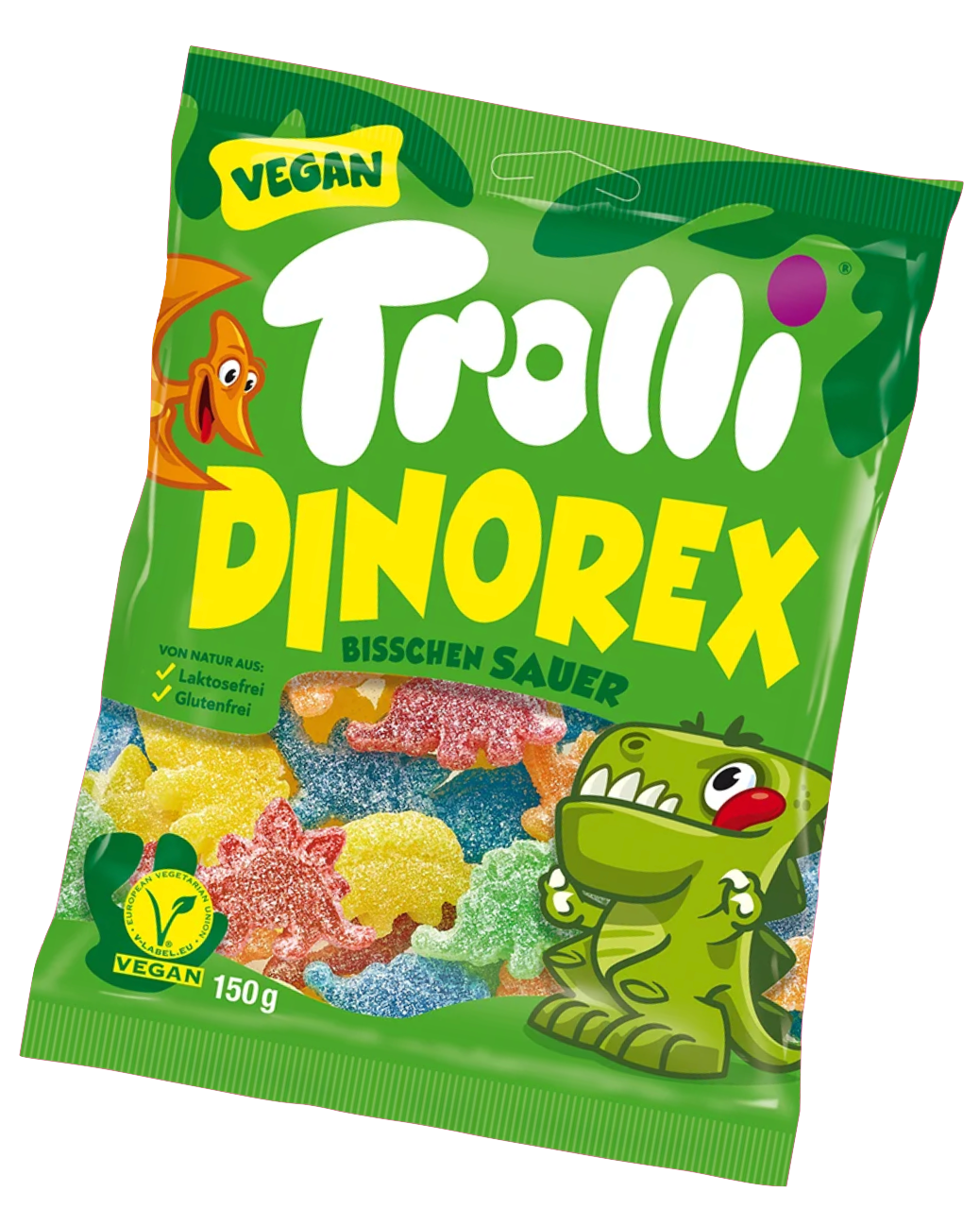 德國 Trolli 小恐龍素食軟糖 Dino Rex Vegan Gummy Candy (150g)