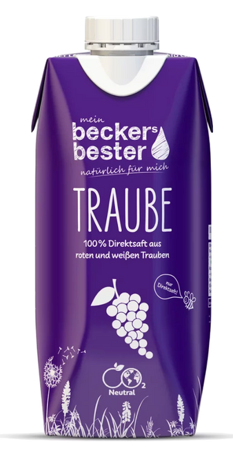 德國 100% 紅提子汁 Becker Bester 100% Red Grape Juice (330ml)