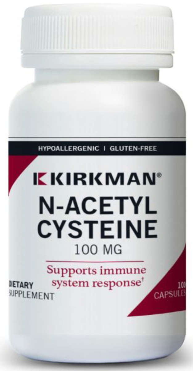 美國 NAC 膠囊 Kirkman NAC (N-Acetyl-L-Cysteine) 100mg (100 capsules)