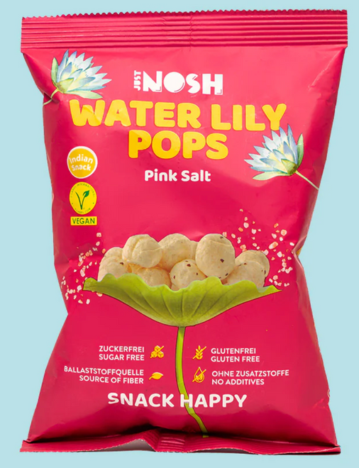 蓮籽爆谷 - 粉紅鹽 Just Nosh Water Lily Pops Pink Salt (30g)