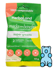 加拿大蔬菜高纖軟糖 Herbaland Super Greens Gummies (40g)