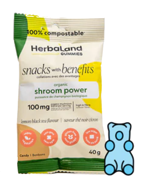 加拿大磨菇高纖軟糖 Herbaland Shroom Power Gummies (40g)