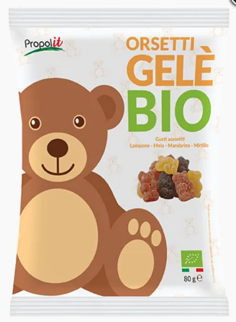 意大利有機熊仔蜂膠軟糖 Italian Organic Propolis Gummies Bear (80g)