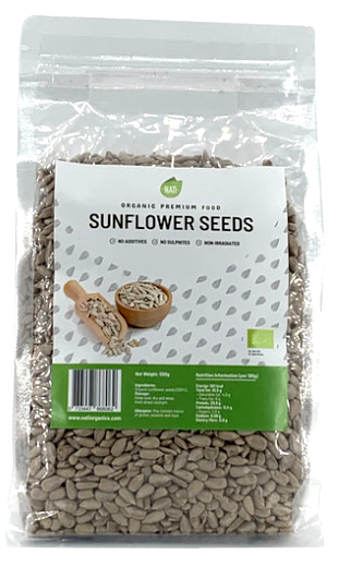 Nati 有機葵花籽 Organic Sunflower Seeds (500g)