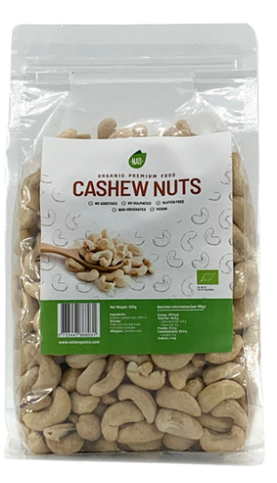 Nati 有機原粒原生腰果 Organic Raw Cashew Nuts (500g)