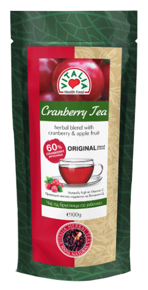 Vitalia 小紅莓果茶  Cranberry Fruit Tea (100g)