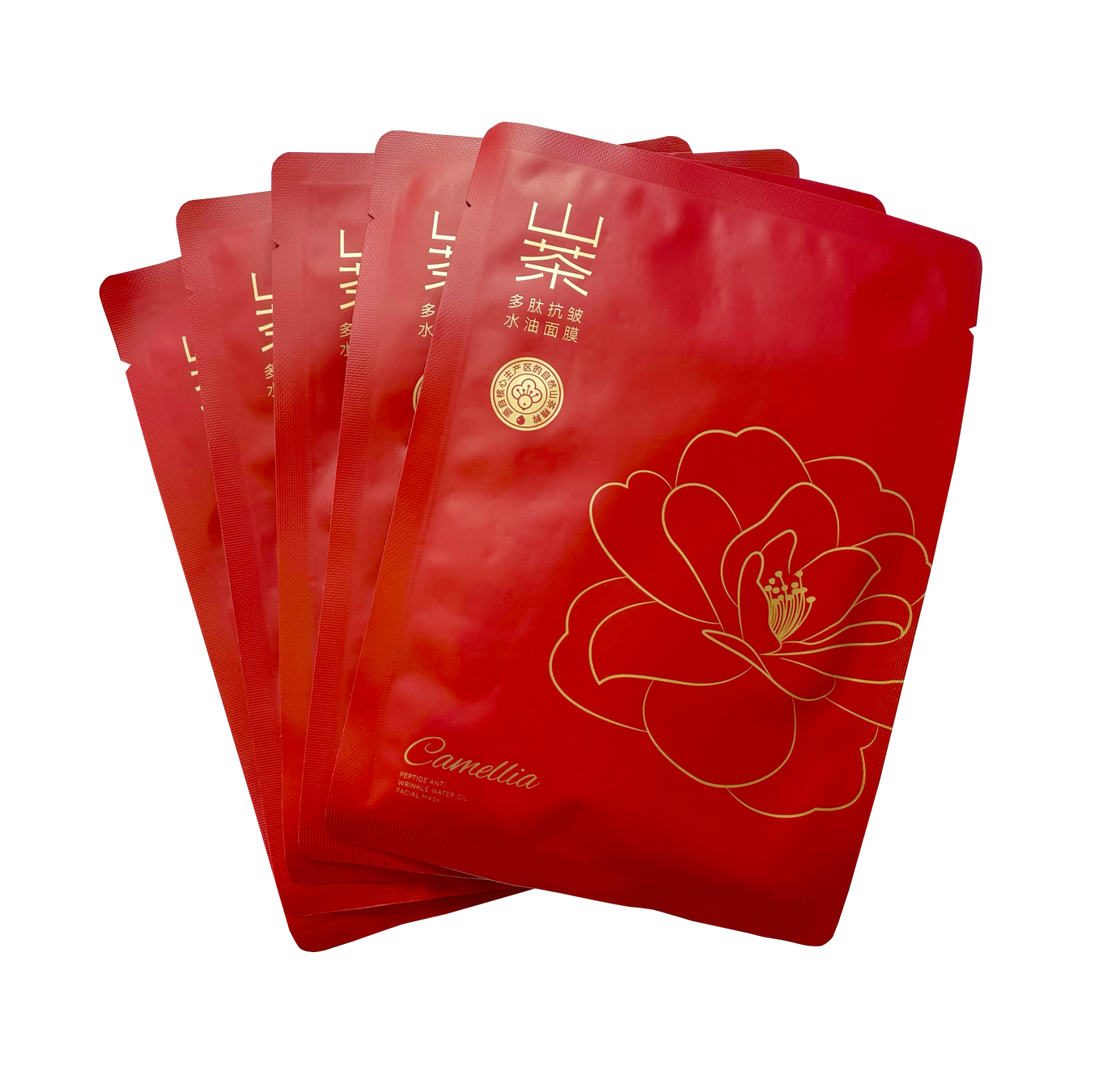 20% off 山茶多肽抗皺水油面膜 (5片) Great Sanxiang Camellia Treatment Facial Mask (5pcs)