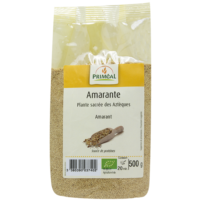 法國有機全穀莧菜籽 Priméal Organic Whole-grained Amaranth (500g)