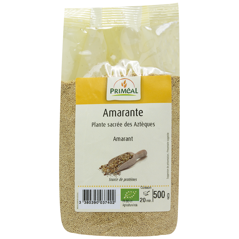 法國有機全穀莧菜籽 Priméal Organic Whole-grained Amaranth (500g)