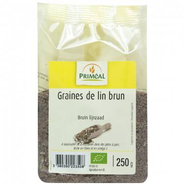 法國有機棕色亞麻籽 Primeal Organic Brown Flaxseeds (250g)