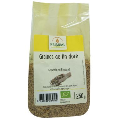 法國有機金色亞麻籽 Primeal Organic Golden Flaxseeds (250g)