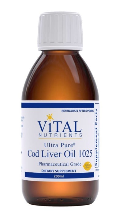 純淨鱈魚魚肝油 Vital Nutrients Ultra Pure Cod Liver Oil (200ml)