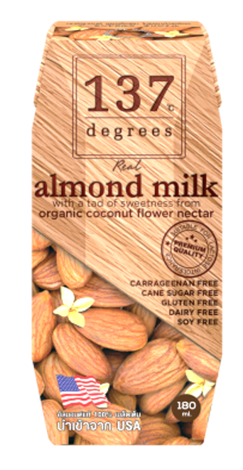 原味杏仁奶 137 Degrees Almond Drink Original 180ml