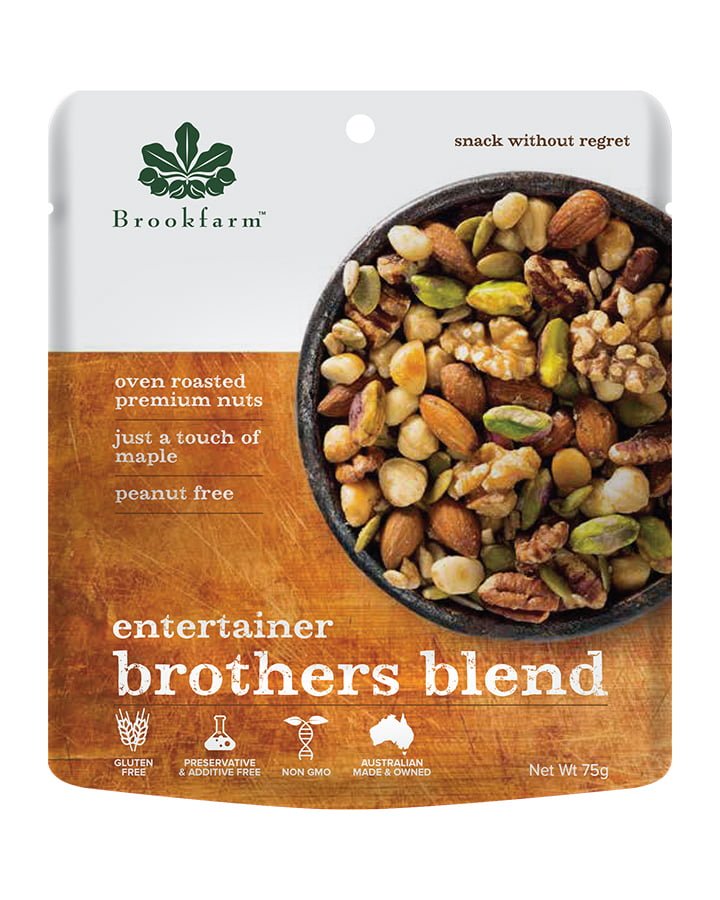 澳洲農場無麥麩果仁種籽高蛋白小食 (細包) Brookfarm Gluten Free Keto Nut and Seed Mix (75g)