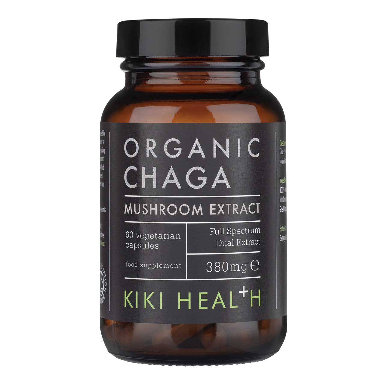 有機白樺茸膠囊 Kiki Health Organic Chaga Extract Mushroom (60 capsules)