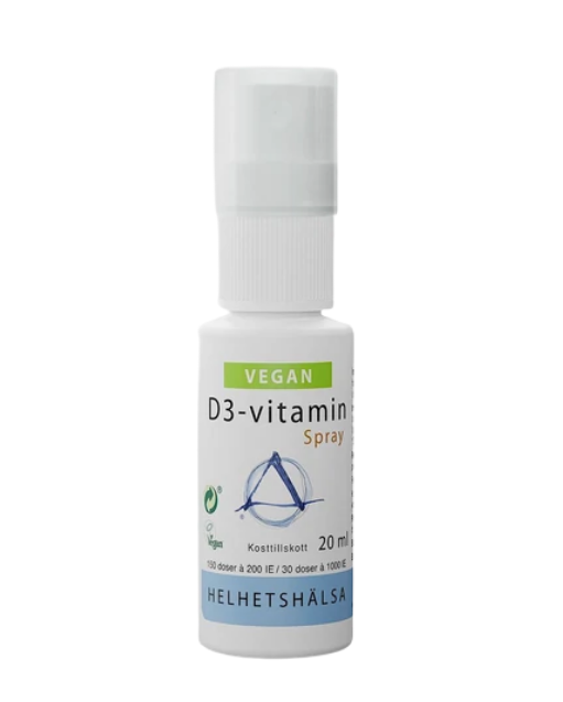 瑞典健全維他命D3噴劑 (純素) HH Vegan Vitamin D3 Spray (20ml)
