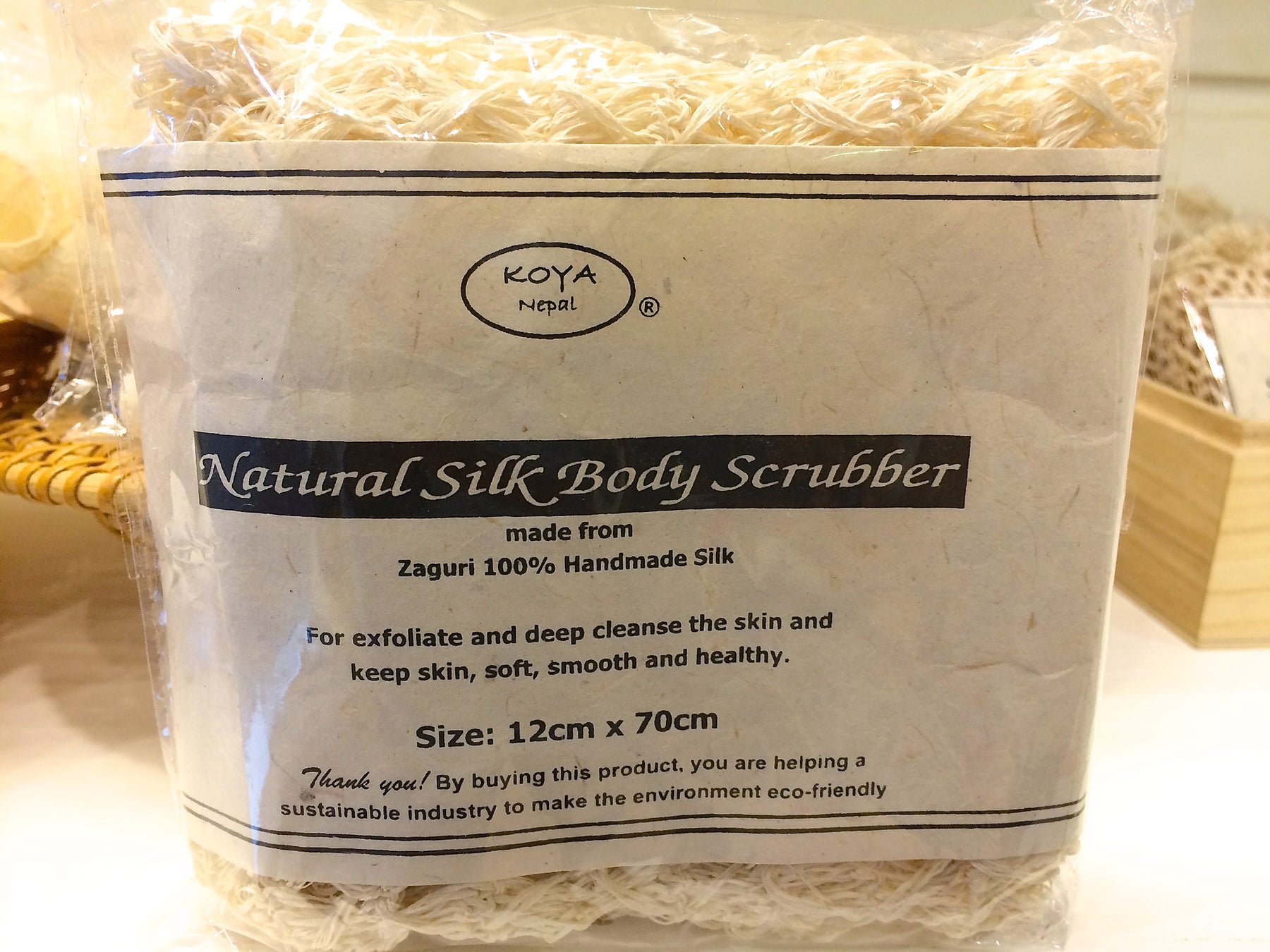 尼泊爾天然真絲全身擦 Nepal Natural Silk Body Scrub