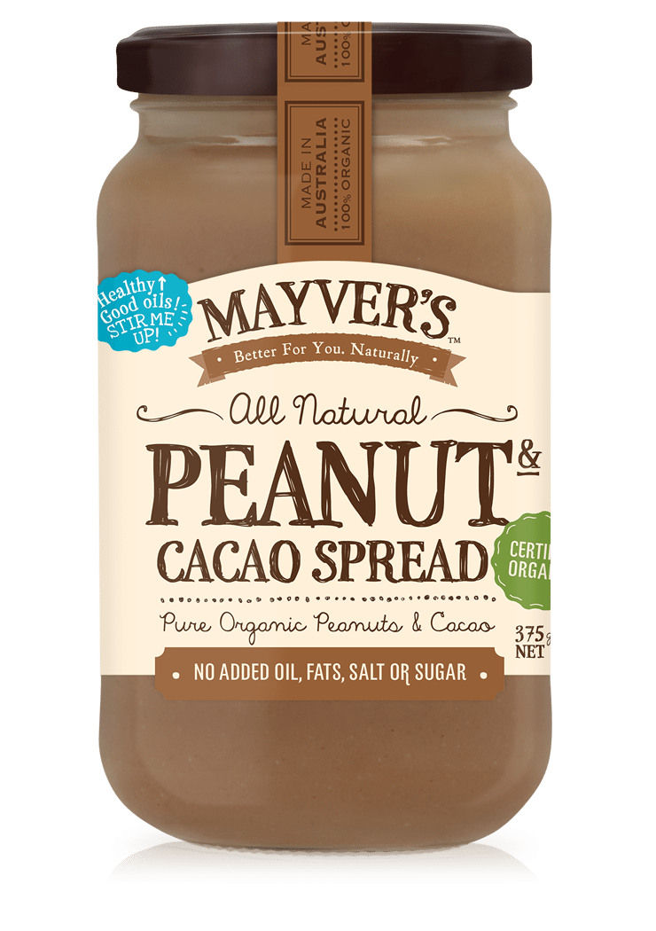 有機朱古力花生醬 Mayver's Organic Peanut Cacao Spread (375g)