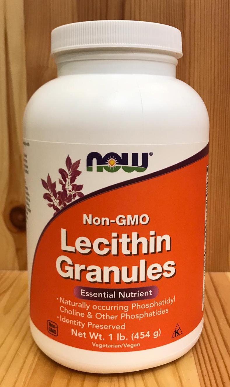 卵磷脂顆粒 (無基因改造) Now Lecithin Granules - non-GMO (454g)