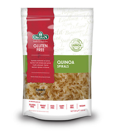 無麥麩藜麥螺絲粉 Orgran Quinoa Spirals (250 g)