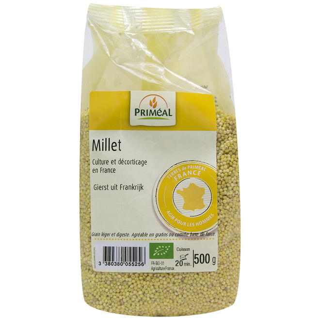 法國有機小米 Priméal Organic Millet (500g)
