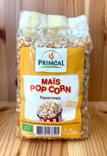法國有機爆谷粟米乾 Priméal Organic Popcorn (500g)