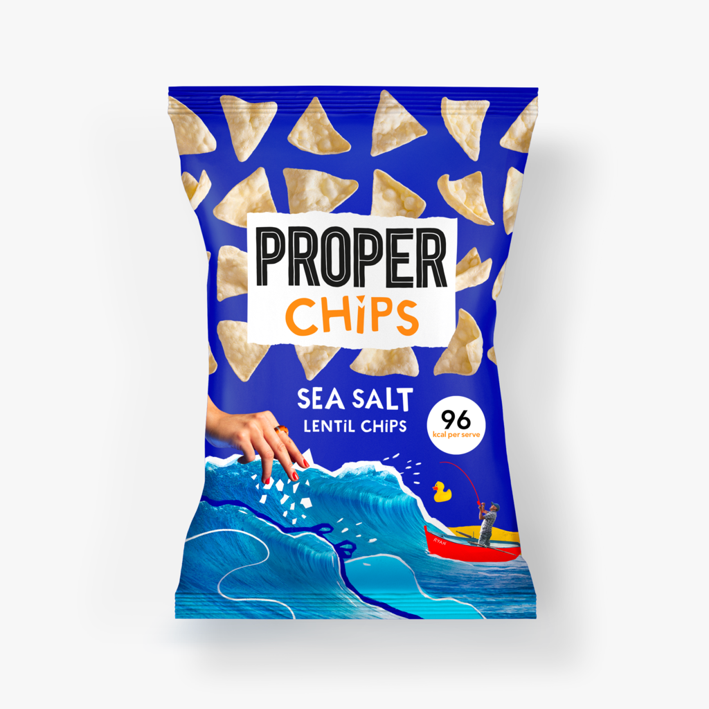 小扁豆脆片海鹽純味 (大) Proper Chips Sea Salt Lentil (85g)