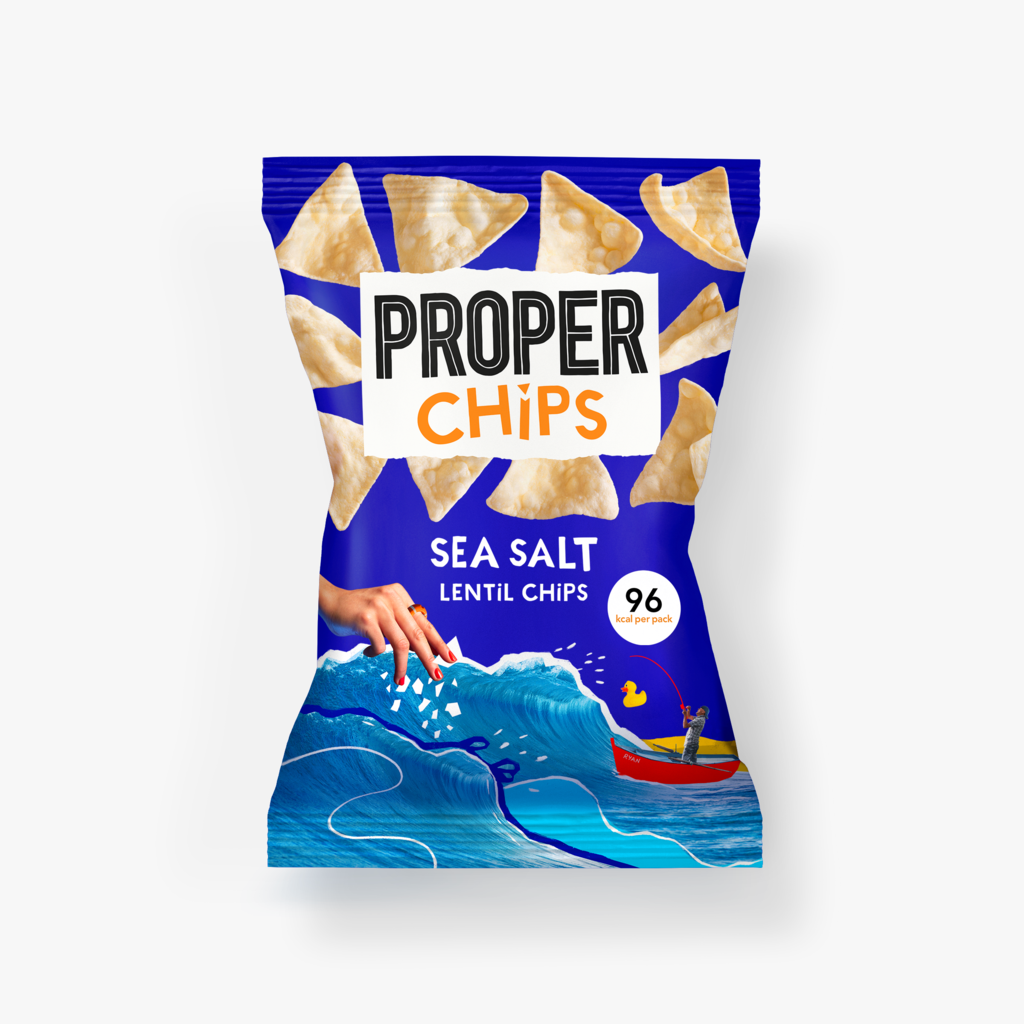 小扁豆脆片海鹽純味 (細) Proper Chips Sea Salt Lentil (20g)