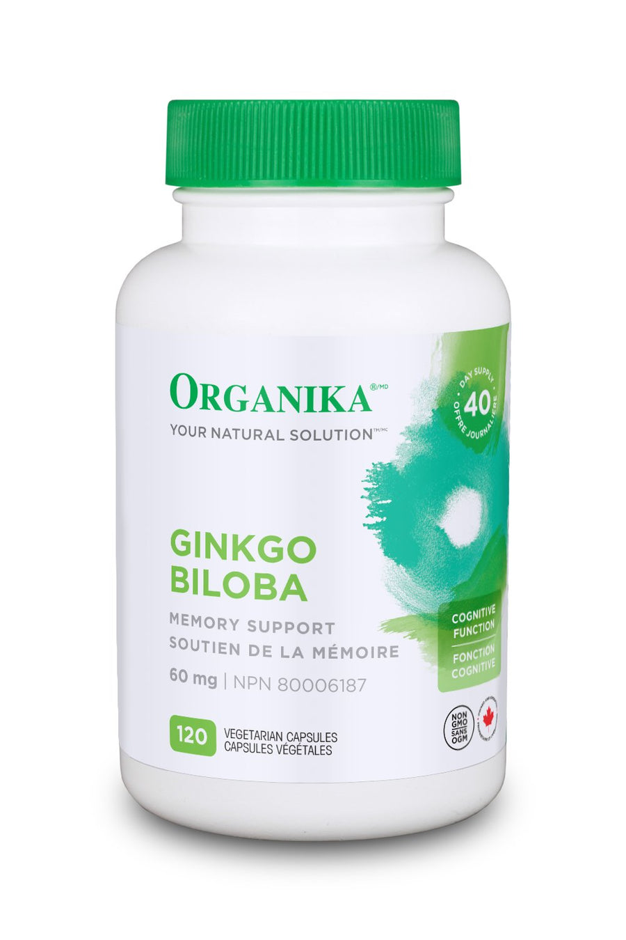 銀杏葉提取物 Organika Ginkgo Biloba Extract (120 capsules)