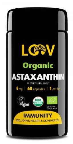 Loov 有機蝦紅素植物配方 Organic Astaxanthin 8mg (60 capsules)