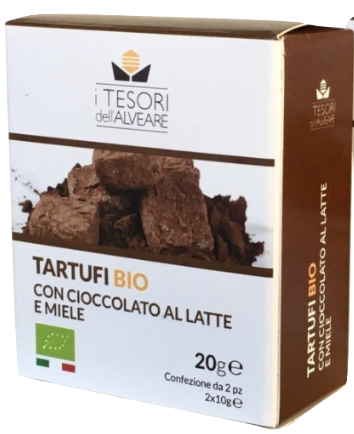 意大利有機香滑蜂蜜朱古力 Truffle Honey Milk Chocolate (20g)