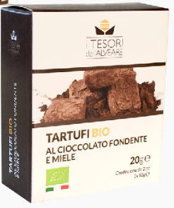 意大利有機香滑蜂蜜黑朱古力 Truffle Honey Dark Chocolate (20g)