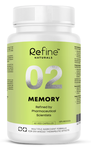 記性強 02 Refine Naturals MEMORY (60 capsules)