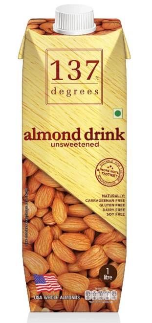 無糖杏仁奶 137 Degrees Almond Drink Unsweetened 1L