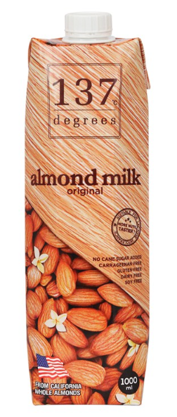 原味杏仁奶 137 Degrees Almond Drink Original 1L