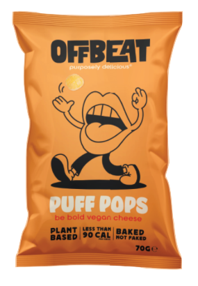 素食波波 (芝士) Offbeat Puff Pops (Vegan Cheese) 70g