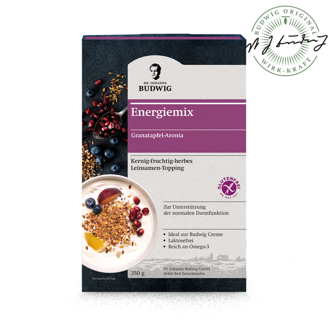 布緯能量籽 (原味－石榴野櫻桃) Omega 3 Energiemix (Original - Pomegranate Aronia) (350g)