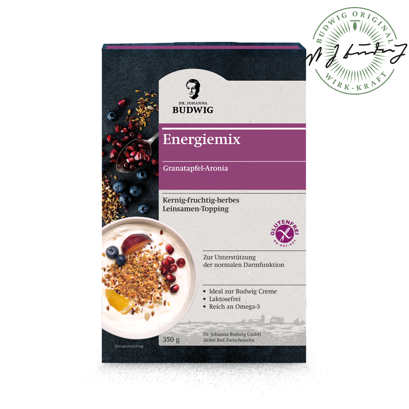 布緯能量籽 (原味－石榴野櫻桃) Omega 3 Energiemix (Original - Pomegranate Aronia) (350g)