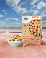 粉紅湖鹽烤特級澳洲堅果 Brookfarm Pink Lake Salt Roasted Macadamia Nuts (100g)